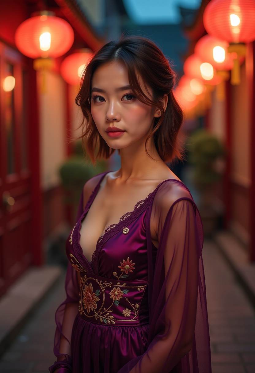 雾中的女将